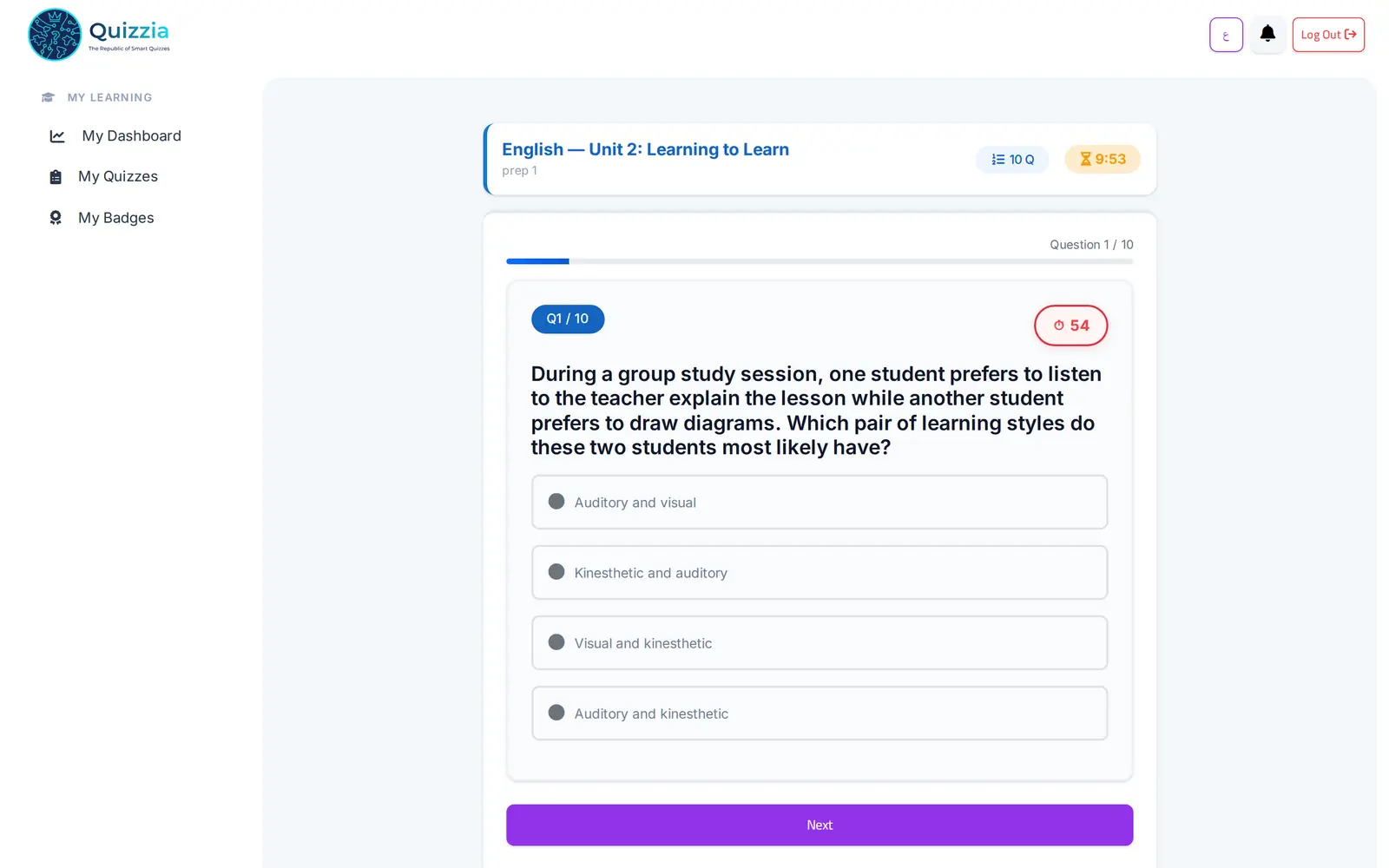 Students answer on any device